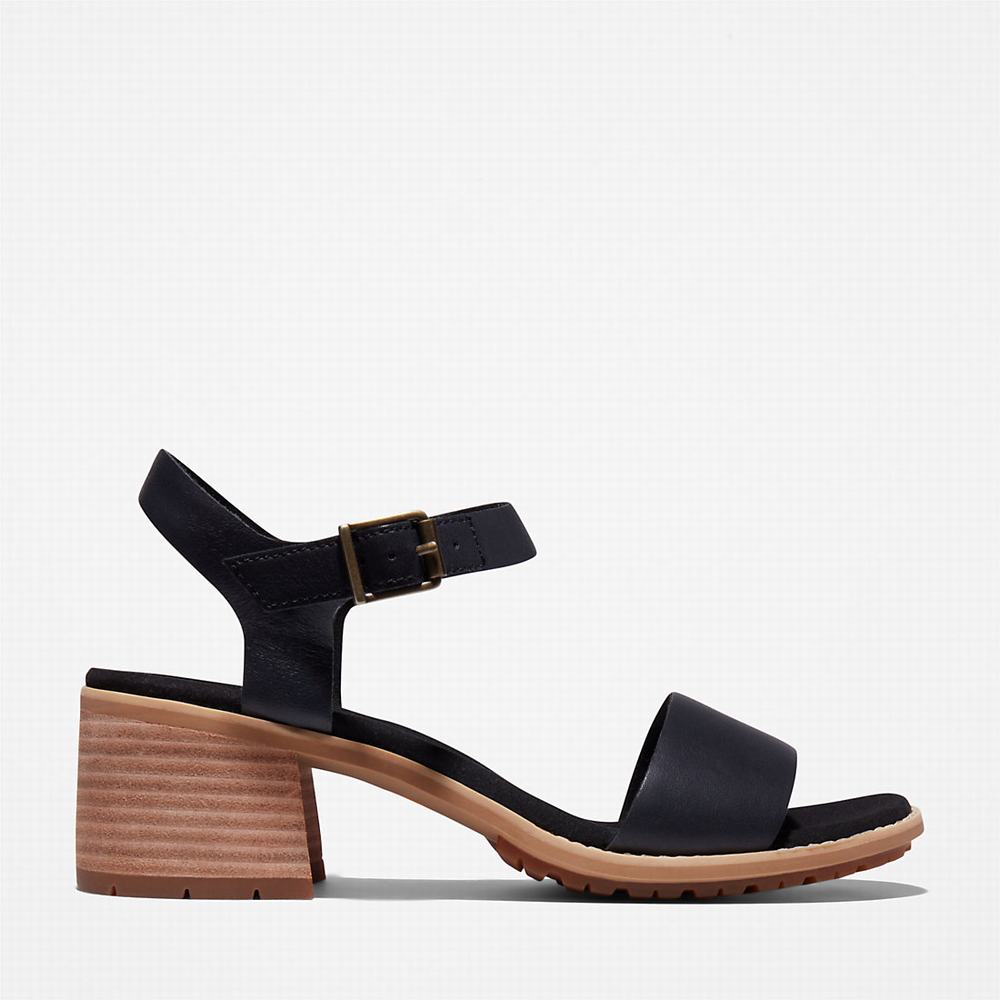 Timberland Laguna Shore Sandalet Kadın Siyah | TR-8347V