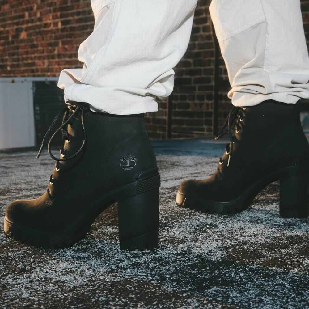 Timberland Lana Point 6-Inch Lace-Up Bot Kadın Siyah | TR-2973B
