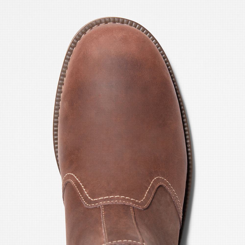 Timberland Larchmont Chelsea Chelsea Bot Erkek Açık Kahverengi | TR-0972A