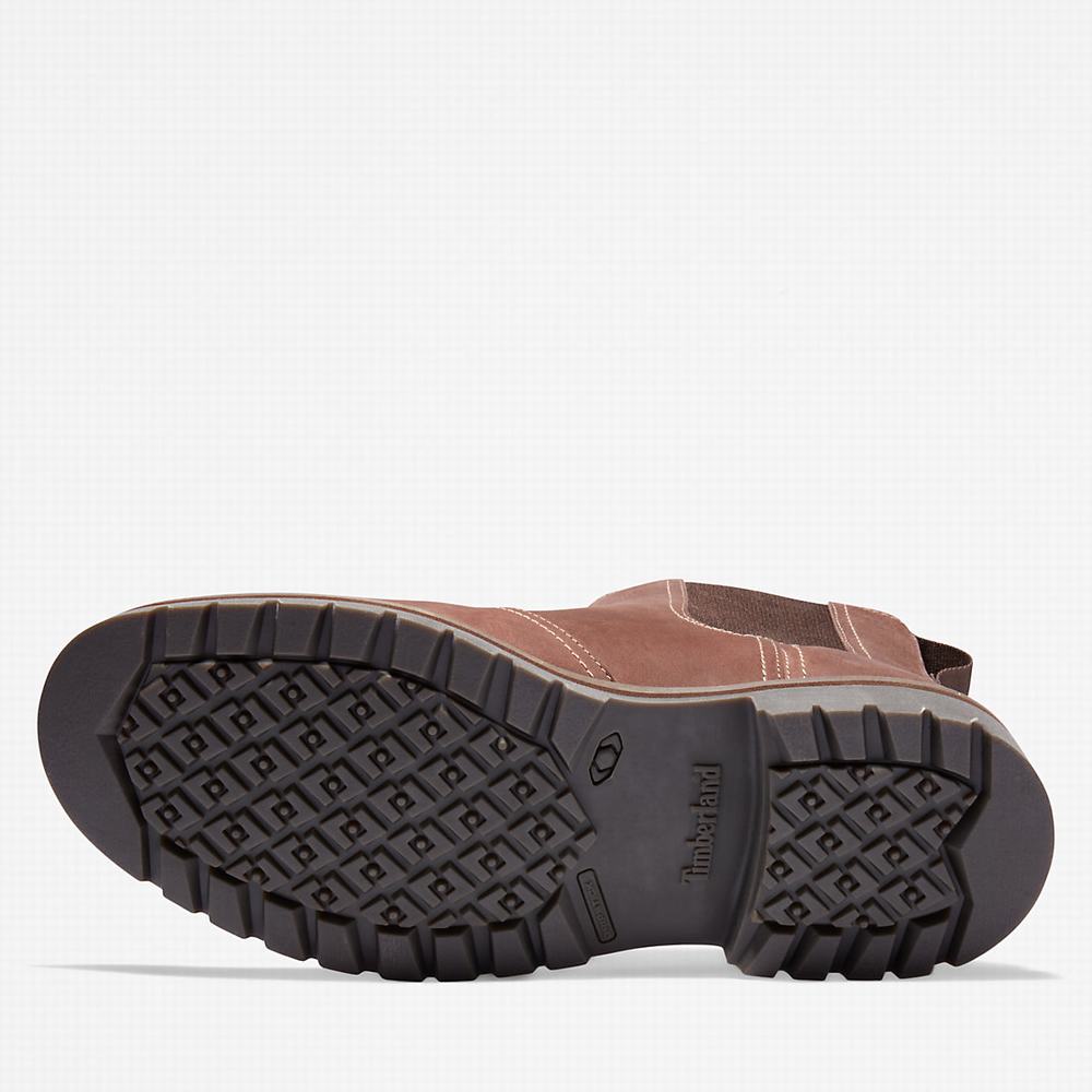 Timberland Larchmont Chelsea Chelsea Bot Erkek Açık Kahverengi | TR-0972A