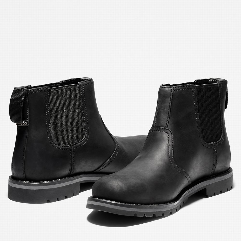 Timberland Larchmont Chelsea Chelsea Bot Erkek Siyah | TR-3479P