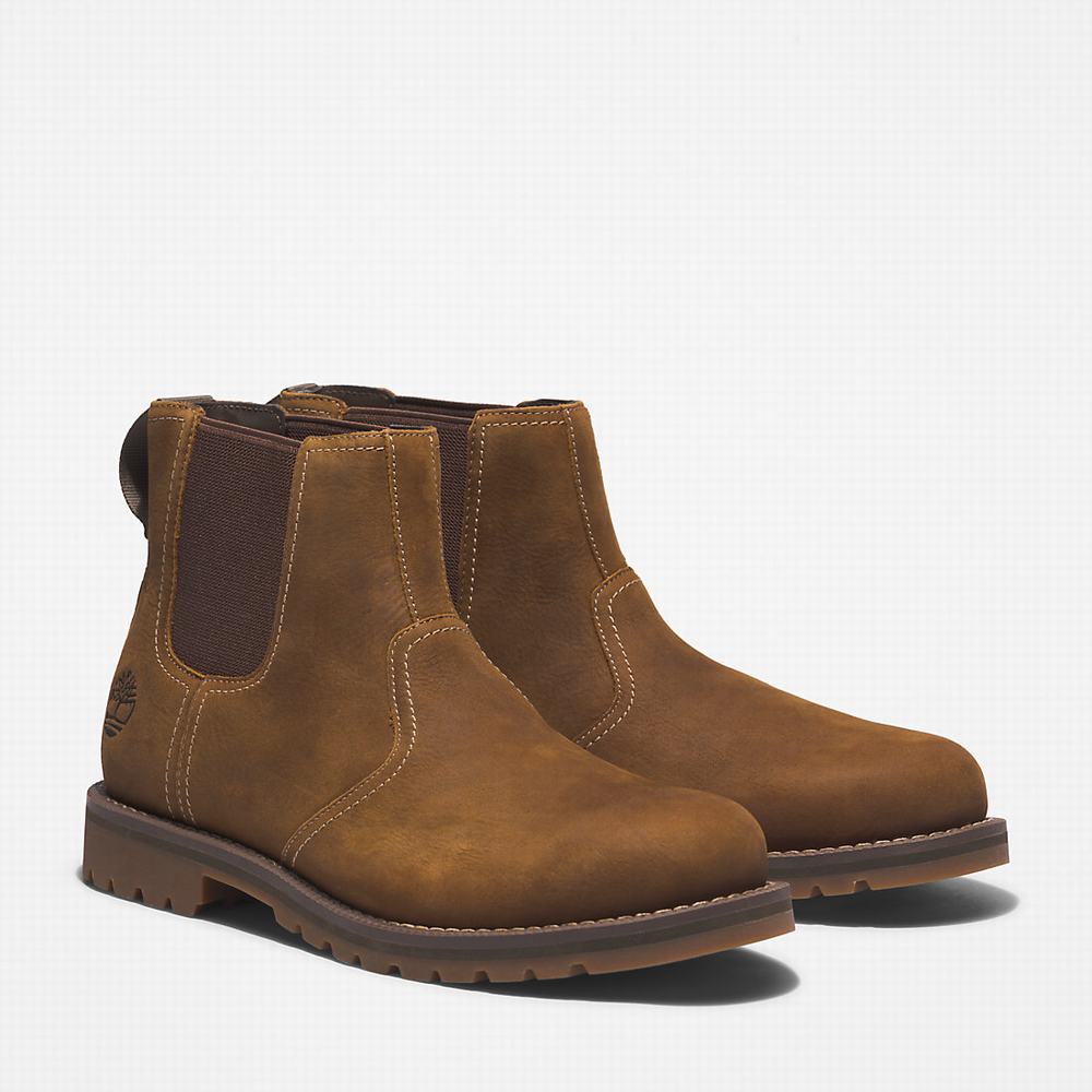 Timberland Larchmont Chelsea Chelsea Bot Erkek Açık Kahverengi | TR-6385S