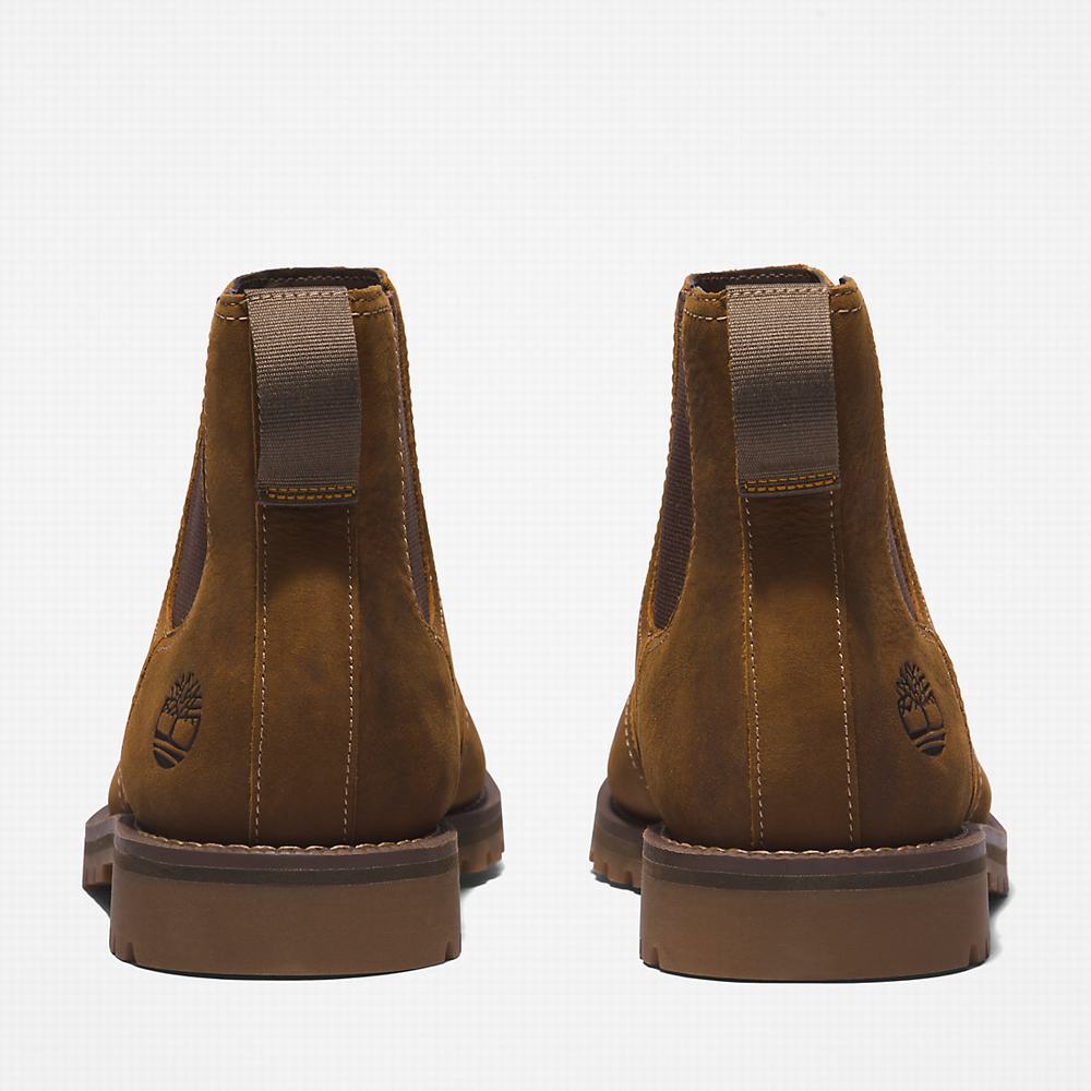 Timberland Larchmont Chelsea Chelsea Bot Erkek Açık Kahverengi | TR-6385S