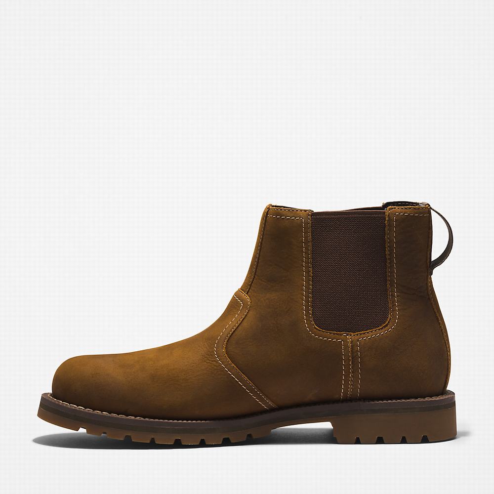 Timberland Larchmont Chelsea Chelsea Bot Erkek Açık Kahverengi | TR-6385S