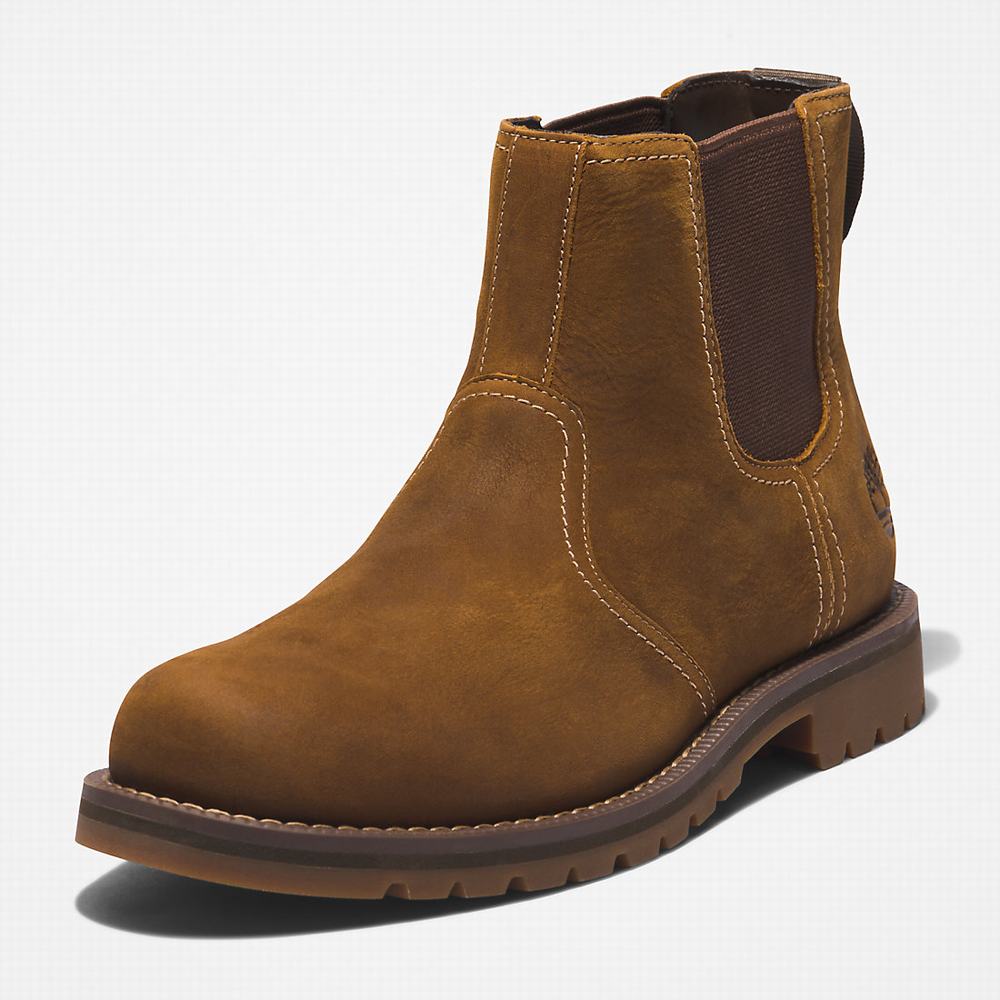 Timberland Larchmont Chelsea Chelsea Bot Erkek Açık Kahverengi | TR-6385S