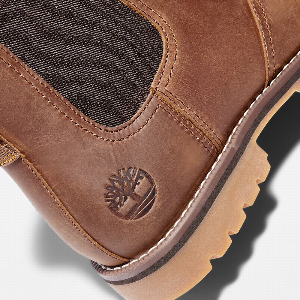Timberland Larchmont Chelsea Chelsea Bot Erkek Açık Kahverengi | TR-7381U