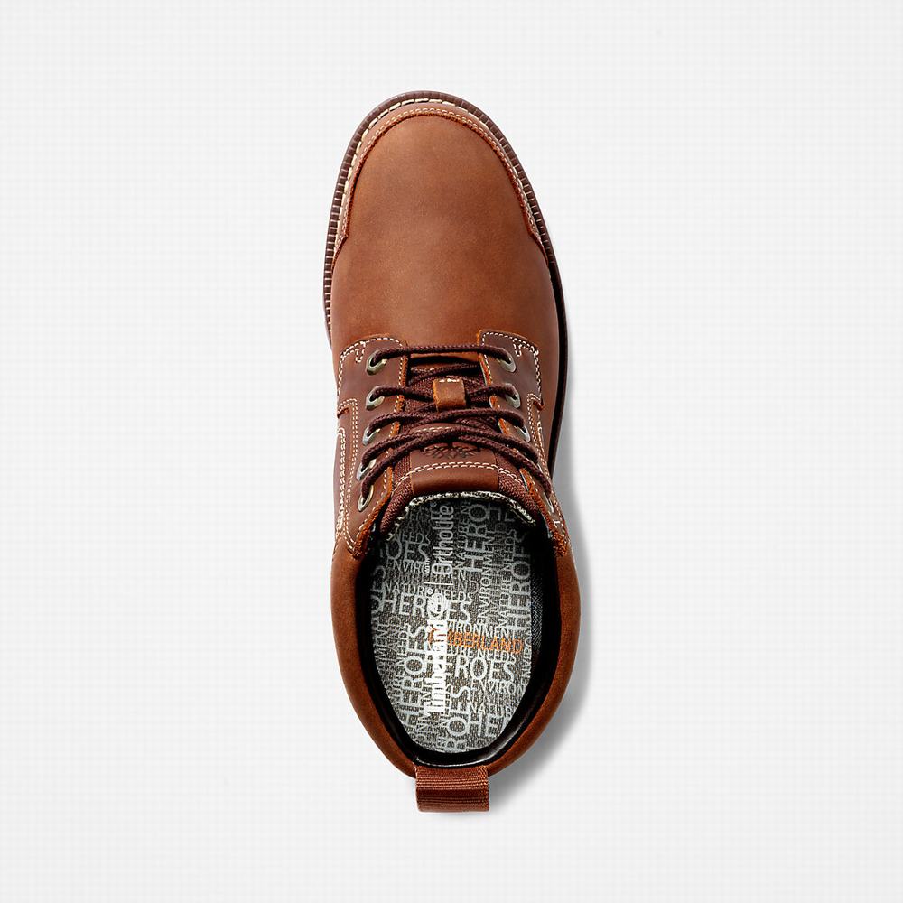 Timberland Larchmont II Leather Chukka Bot Erkek Kahverengi | TR-6487H