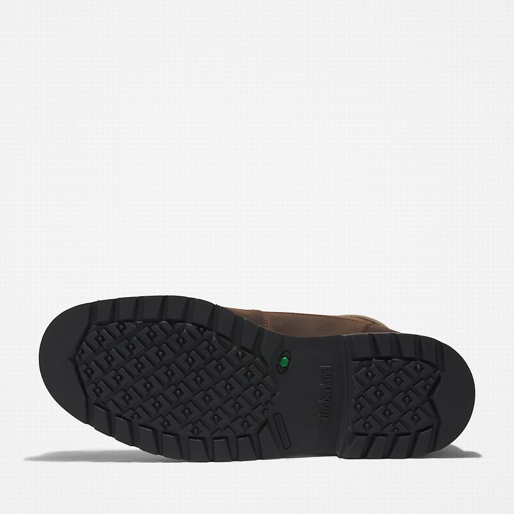 Timberland Larchmont Warm-lined Chukka Bot Erkek Koyu Kahverengi | TR-8234L
