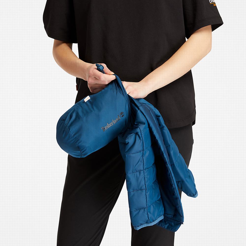 Timberland Lightweight Packable Ceket Kadın Mavi | TR-7316G