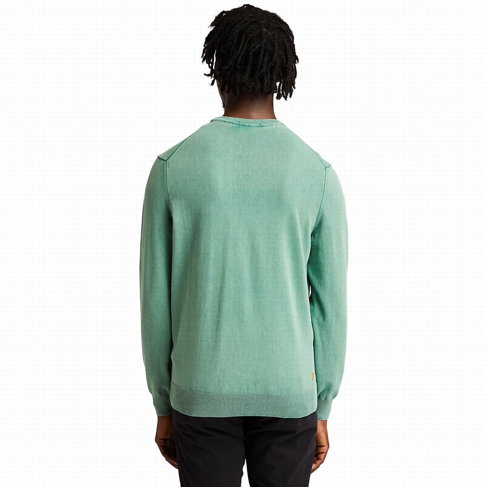 Timberland Lightweight Washed Süveter Erkek Yeşil | TR-3890P