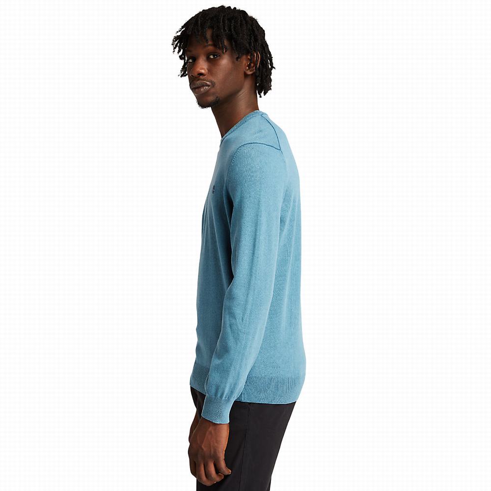 Timberland Lightweight Washed Süveter Erkek Mavi | TR-5342U
