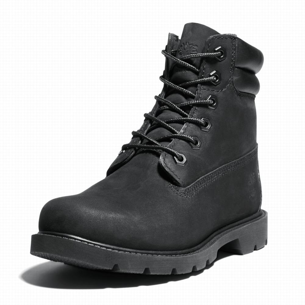 Timberland Linden Woods 6-Inch Waterproof Bot Kadın Siyah | TR-3245P
