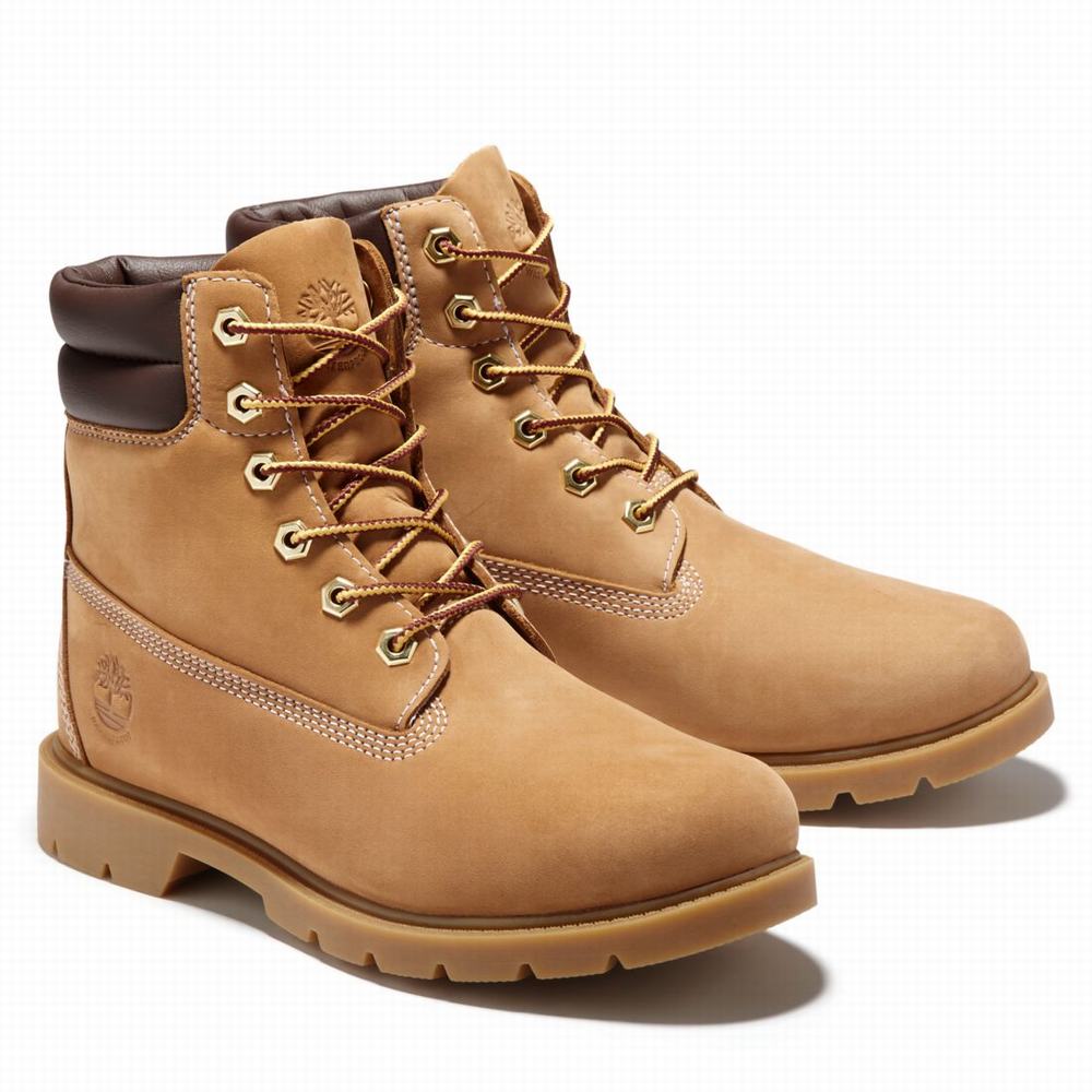 Timberland Linden Woods 6-Inch Waterproof Bot Kadın Kahverengi | TR-4387U