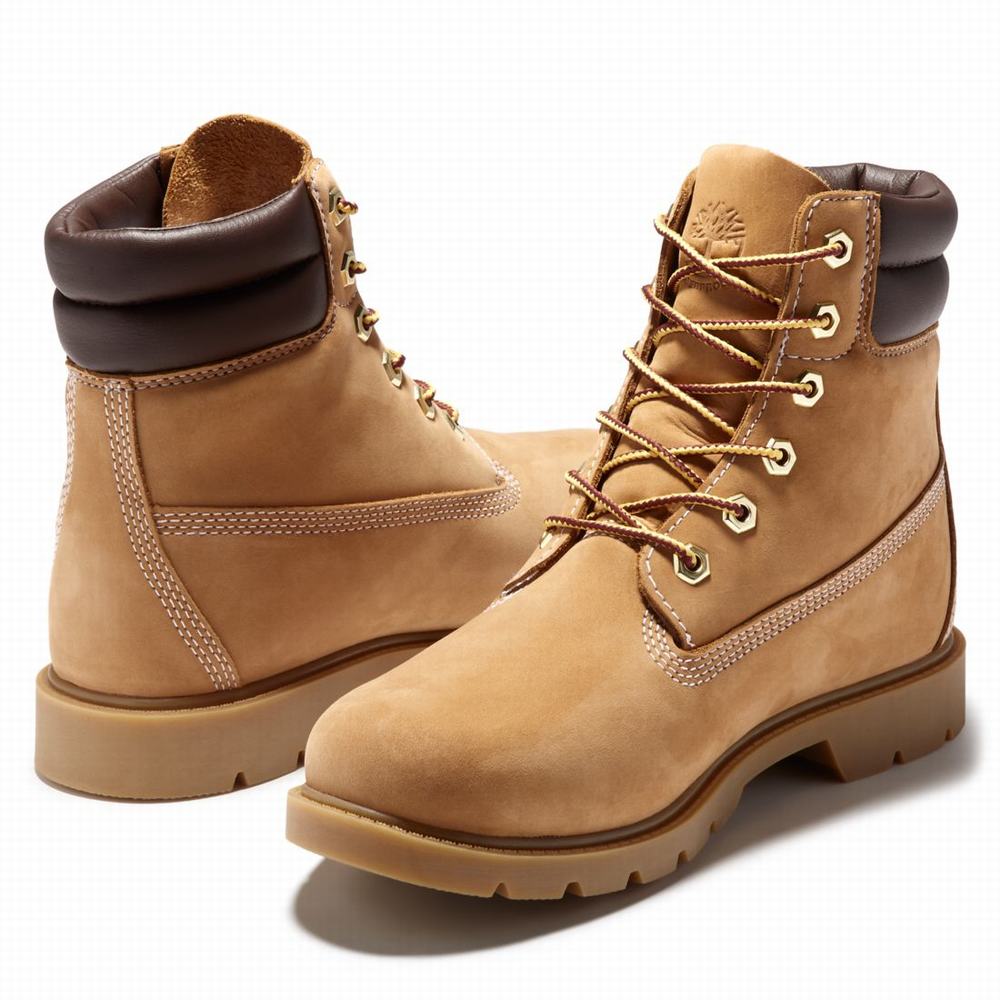 Timberland Linden Woods 6-Inch Waterproof Bot Kadın Kahverengi | TR-4387U