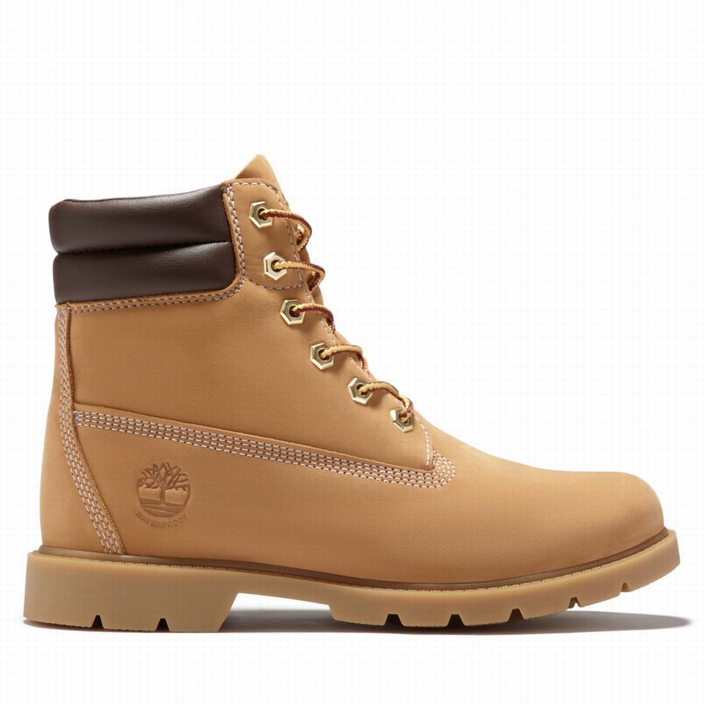 Timberland Linden Woods 6-Inch Waterproof Bot Kadın Kahverengi | TR-4387U
