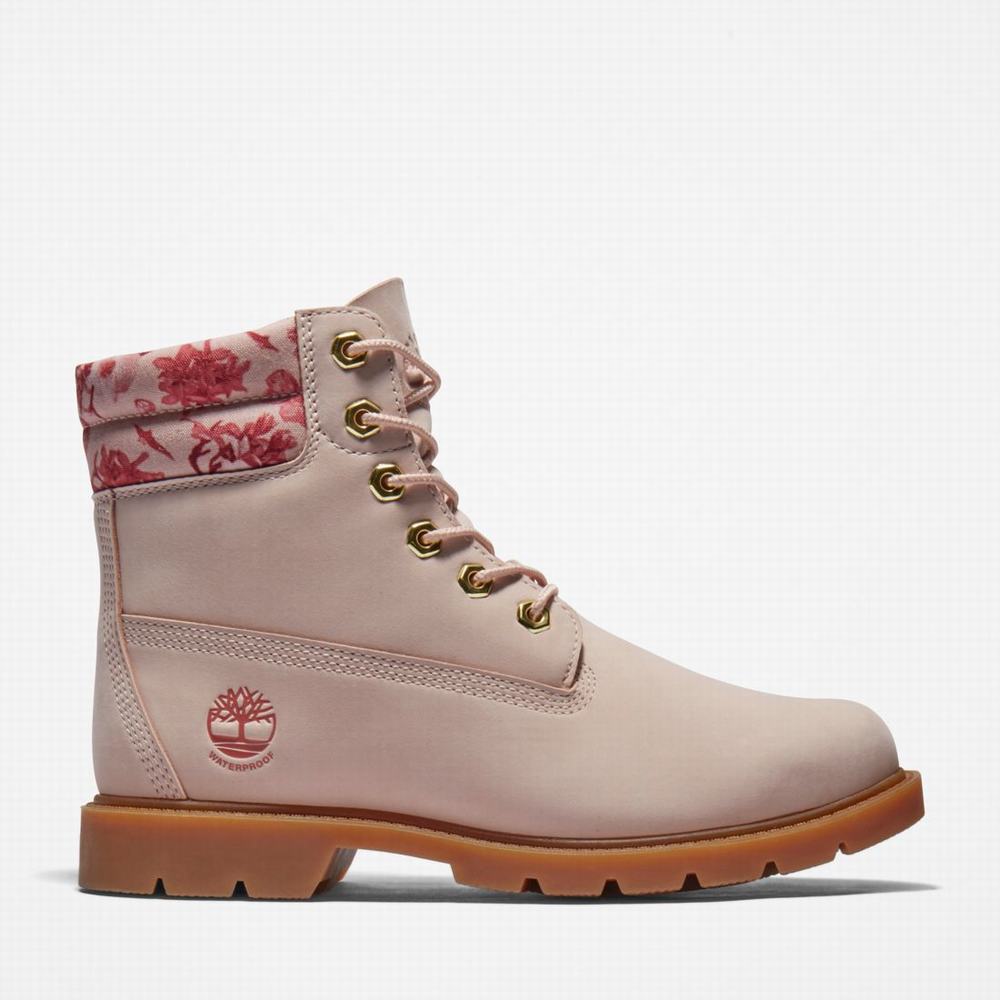 Timberland Linden Woods 6-Inch Waterproof Bot Kadın Beyaz | TR-9587G
