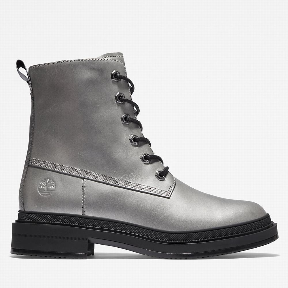 Timberland Lisbon Lane 6 Inch Bot Kadın Gümüş | TR-9364H