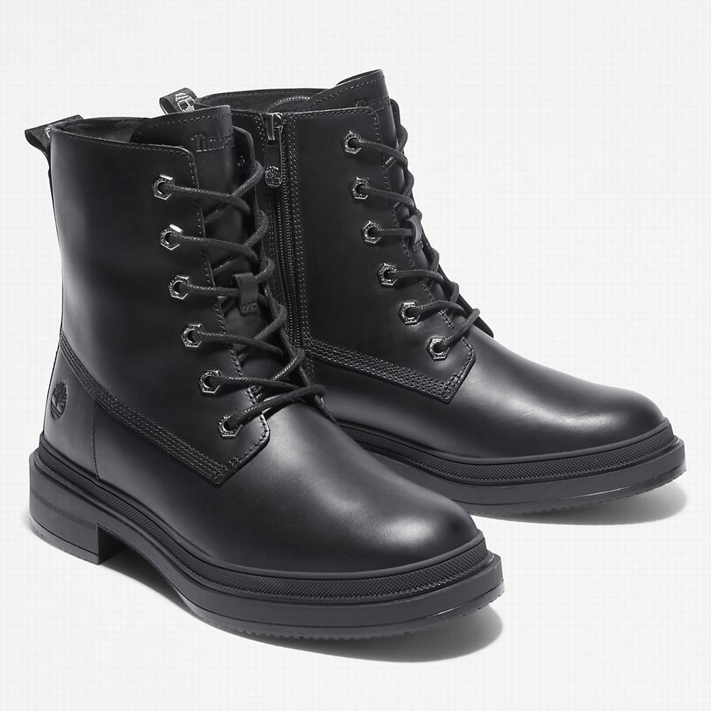 Timberland Lisbon Lane 6 Inch Winter Bot Kadın Siyah | TR-5248E