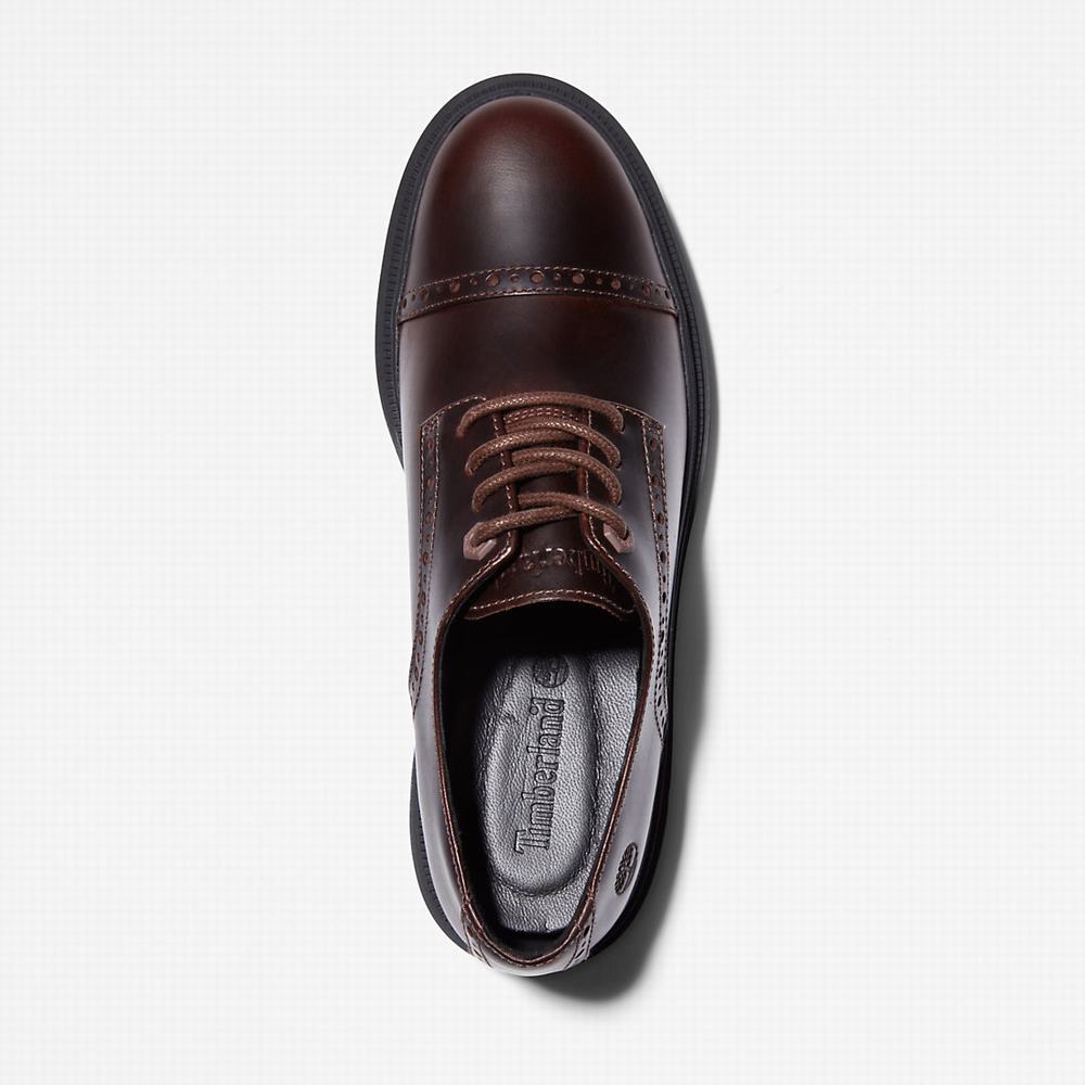 Timberland Lisbon Lane Brogue Oxford Ayakkabı Kadın Koyu Kahverengi | TR-2741H