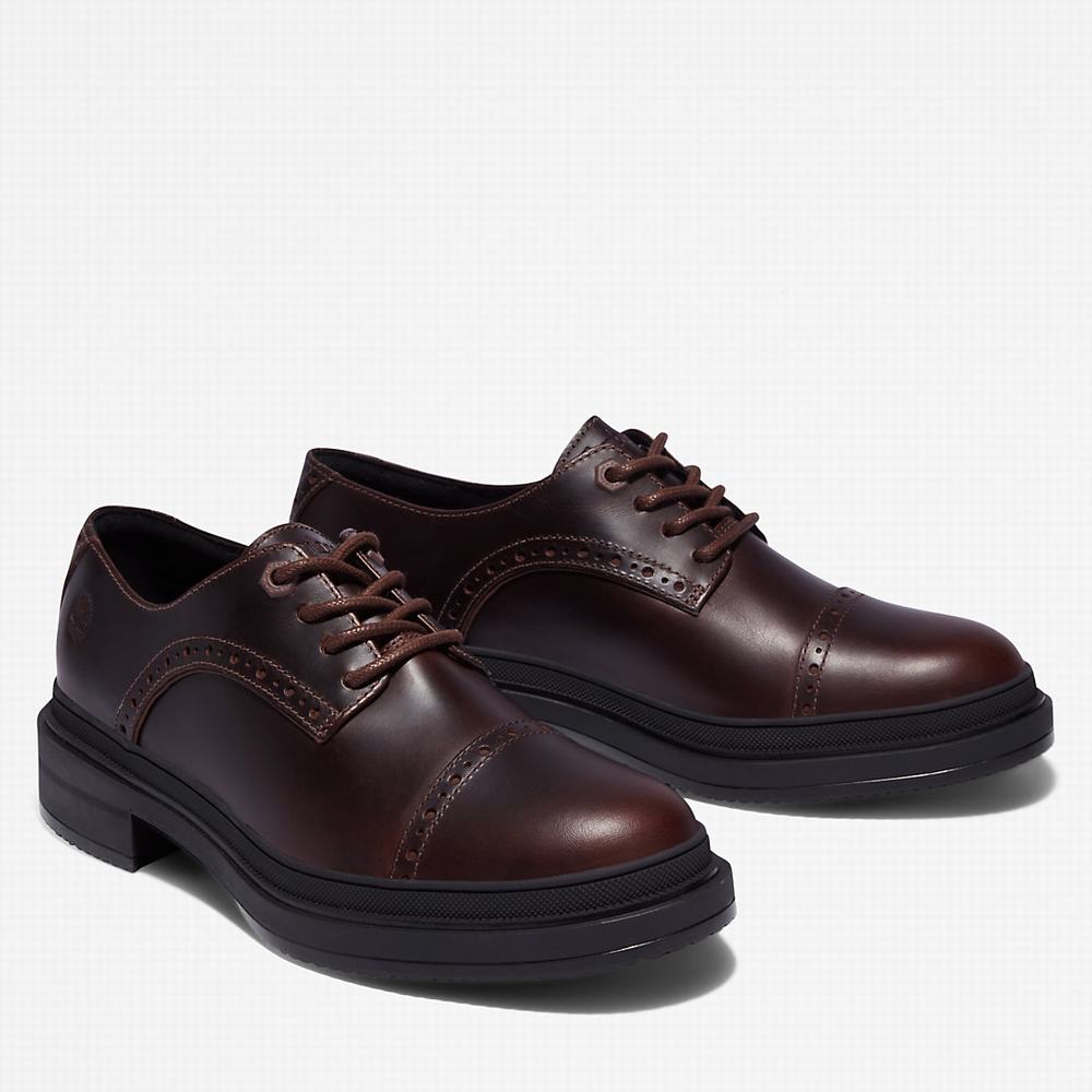 Timberland Lisbon Lane Brogue Oxford Ayakkabı Kadın Koyu Kahverengi | TR-2741H