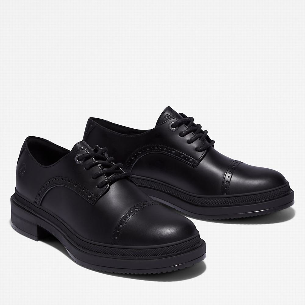 Timberland Lisbon Lane Brogue Oxford Ayakkabı Kadın Siyah | TR-2859J