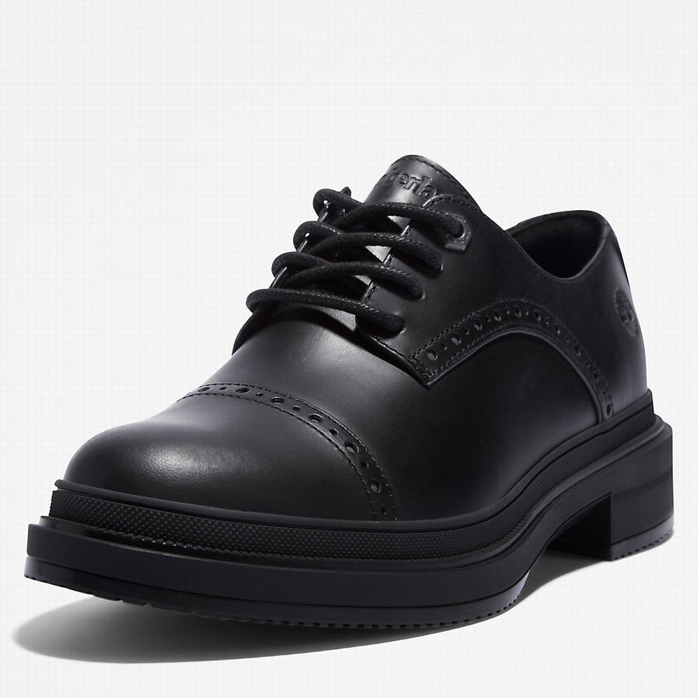 Timberland Lisbon Lane Brogue Oxford Ayakkabı Kadın Siyah | TR-2859J