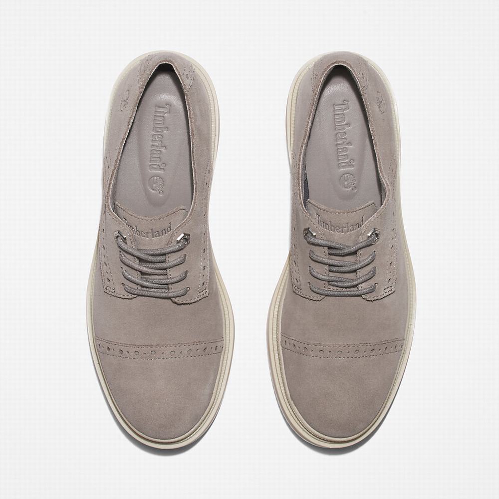 Timberland Lisbon Lane Brogue Oxford Shoe Ayakkabı Kadın Gri | TR-0247F