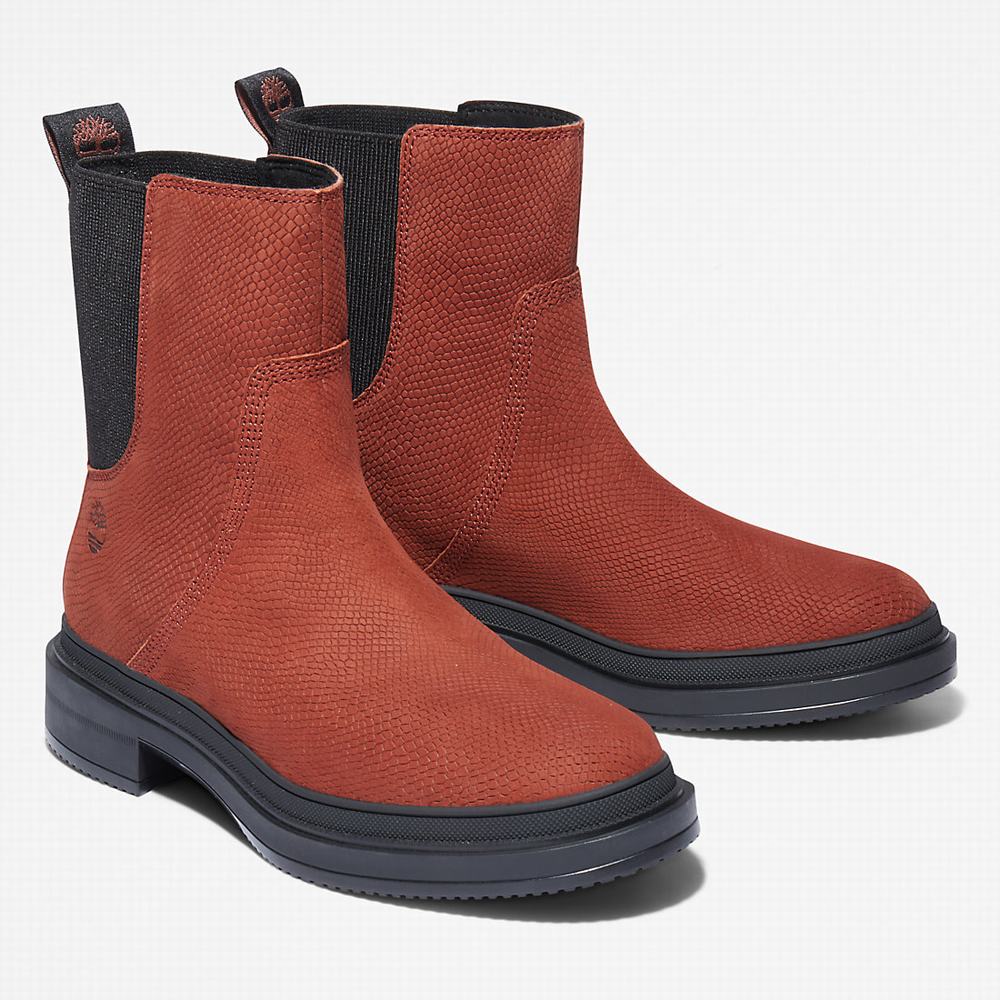 Timberland Lisbon Lane Chelsea Chelsea Bot Kadın Kahverengi | TR-4703K
