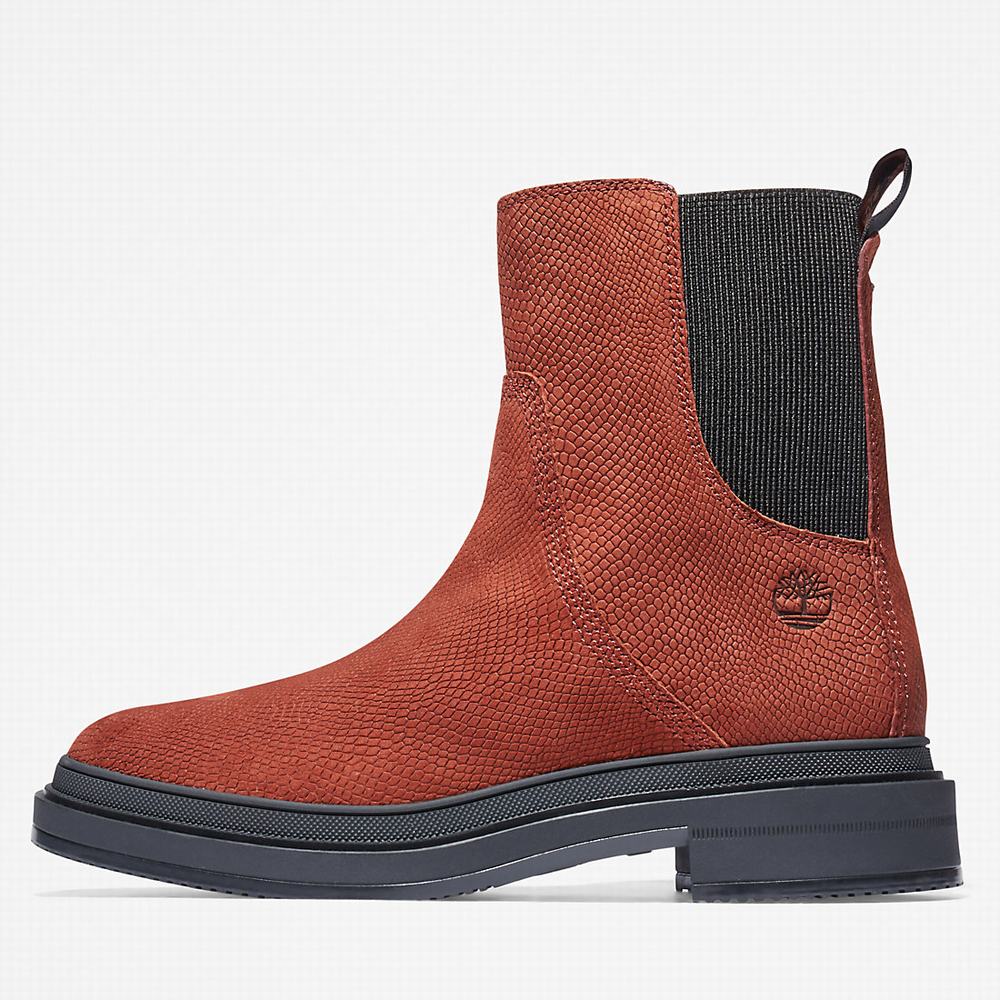 Timberland Lisbon Lane Chelsea Chelsea Bot Kadın Kahverengi | TR-4703K