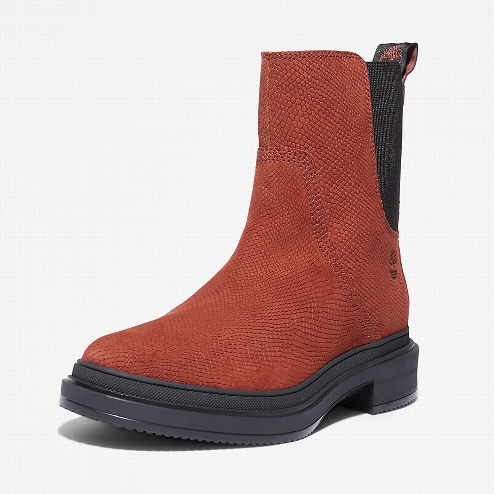 Timberland Lisbon Lane Chelsea Chelsea Bot Kadın Kahverengi | TR-4703K