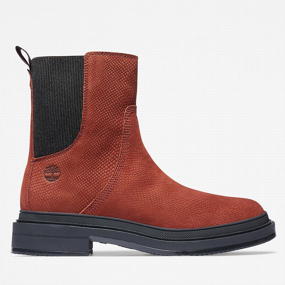Timberland Lisbon Lane Chelsea Chelsea Bot Kadın Kahverengi | TR-4703K