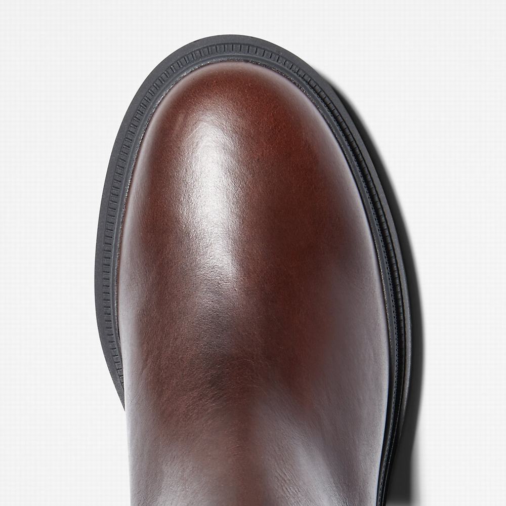 Timberland Lisbon Lane Chelsea Chelsea Bot Kadın Koyu Kahverengi | TR-6417H