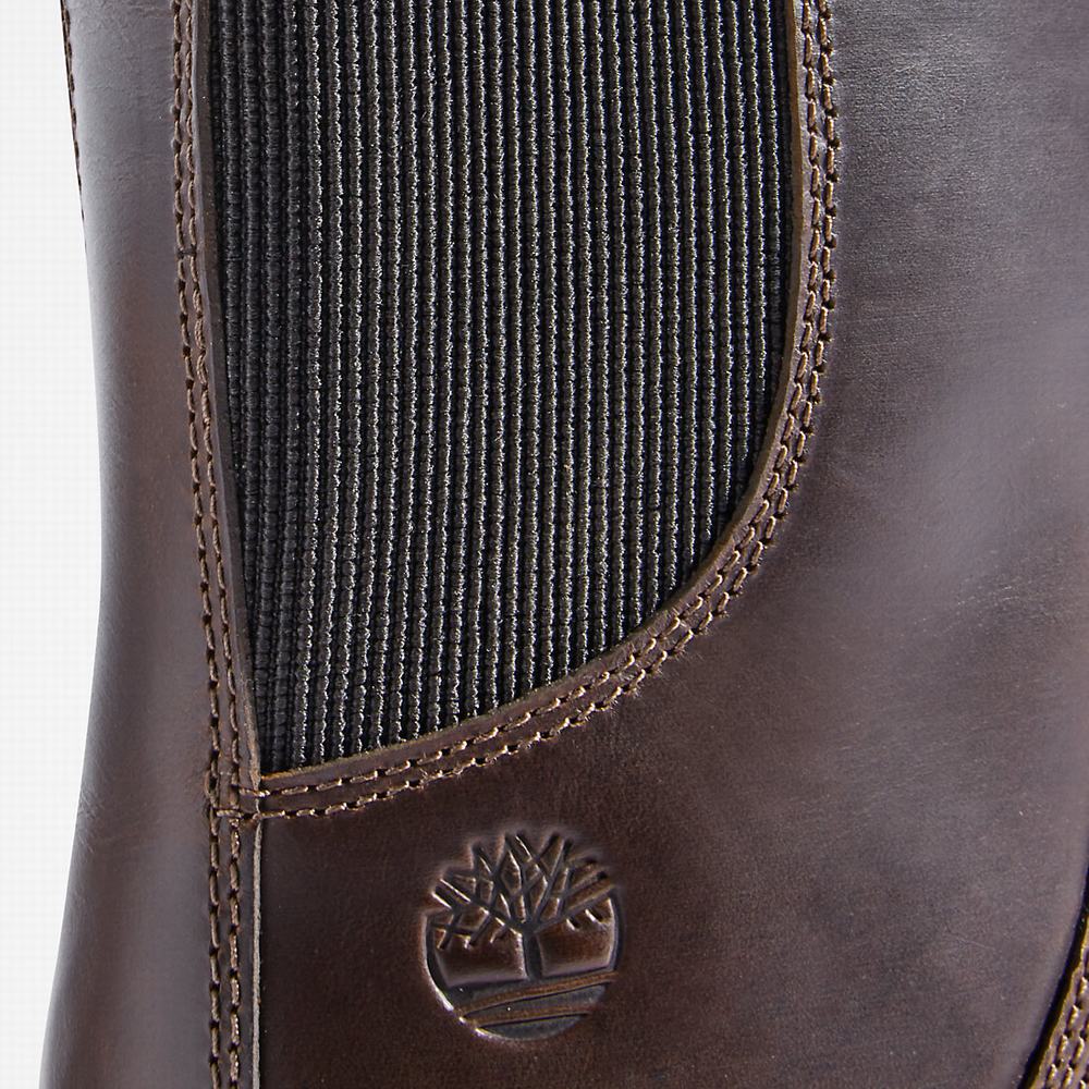 Timberland Lisbon Lane Chelsea Chelsea Bot Kadın Koyu Kahverengi | TR-6417H