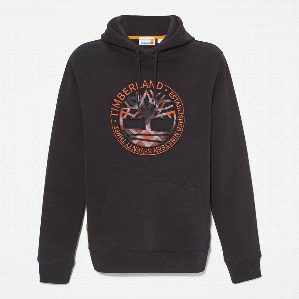Timberland Little Cold River Kapüşonlu Sweatshirt Erkek Siyah | TR-7391S