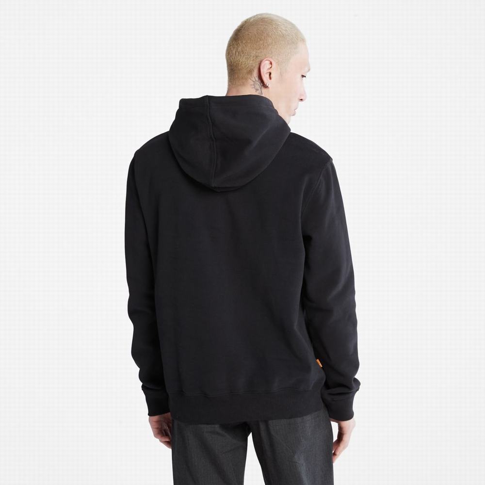 Timberland Little Cold River Kapüşonlu Sweatshirt Erkek Siyah | TR-7391S