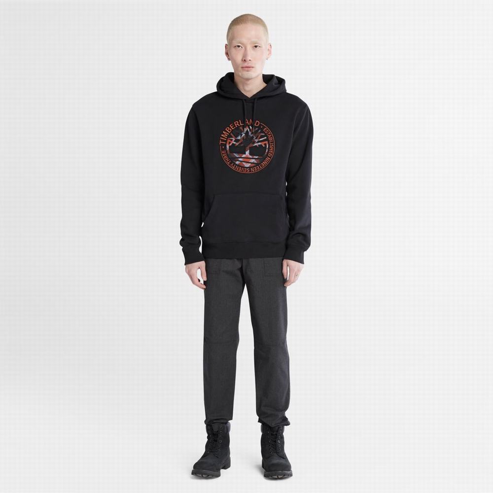 Timberland Little Cold River Kapüşonlu Sweatshirt Erkek Siyah | TR-7391S