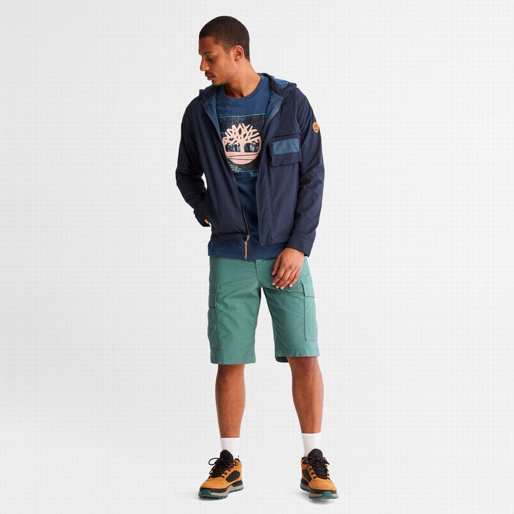 Timberland Logo Slub Tişört Erkek Koyu | TR-1503Z