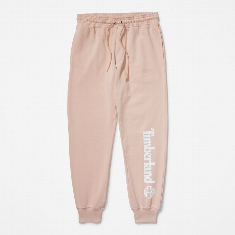 Timberland Logo Sweatpants Pantolon Erkek Pembe | TR-4780T