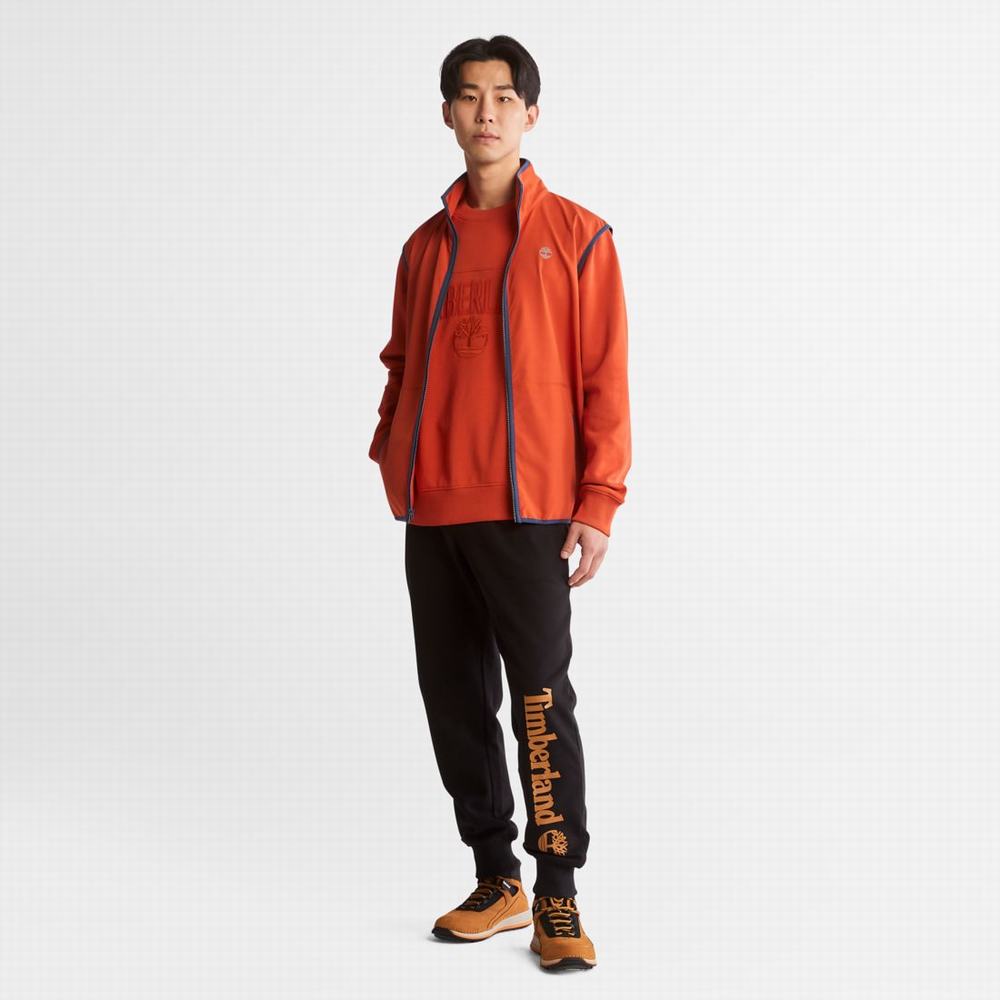 Timberland Logo Sweatpants Pantolon Erkek Siyah Kahverengi | TR-6294U