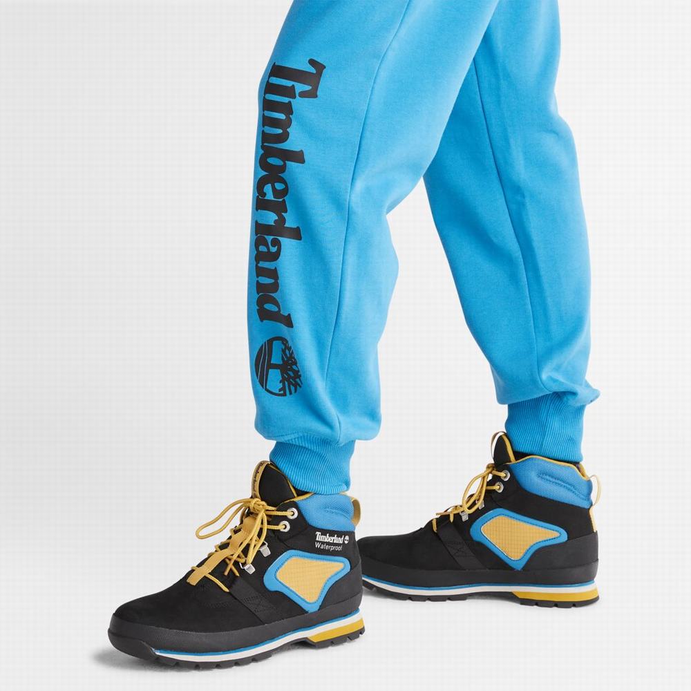 Timberland Logo Sweatpants Pantolon Erkek Açık Mavi | TR-6904S