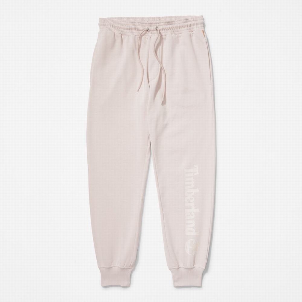 Timberland Logo Sweatpants Pantolon Erkek Taupe | TR-8941D