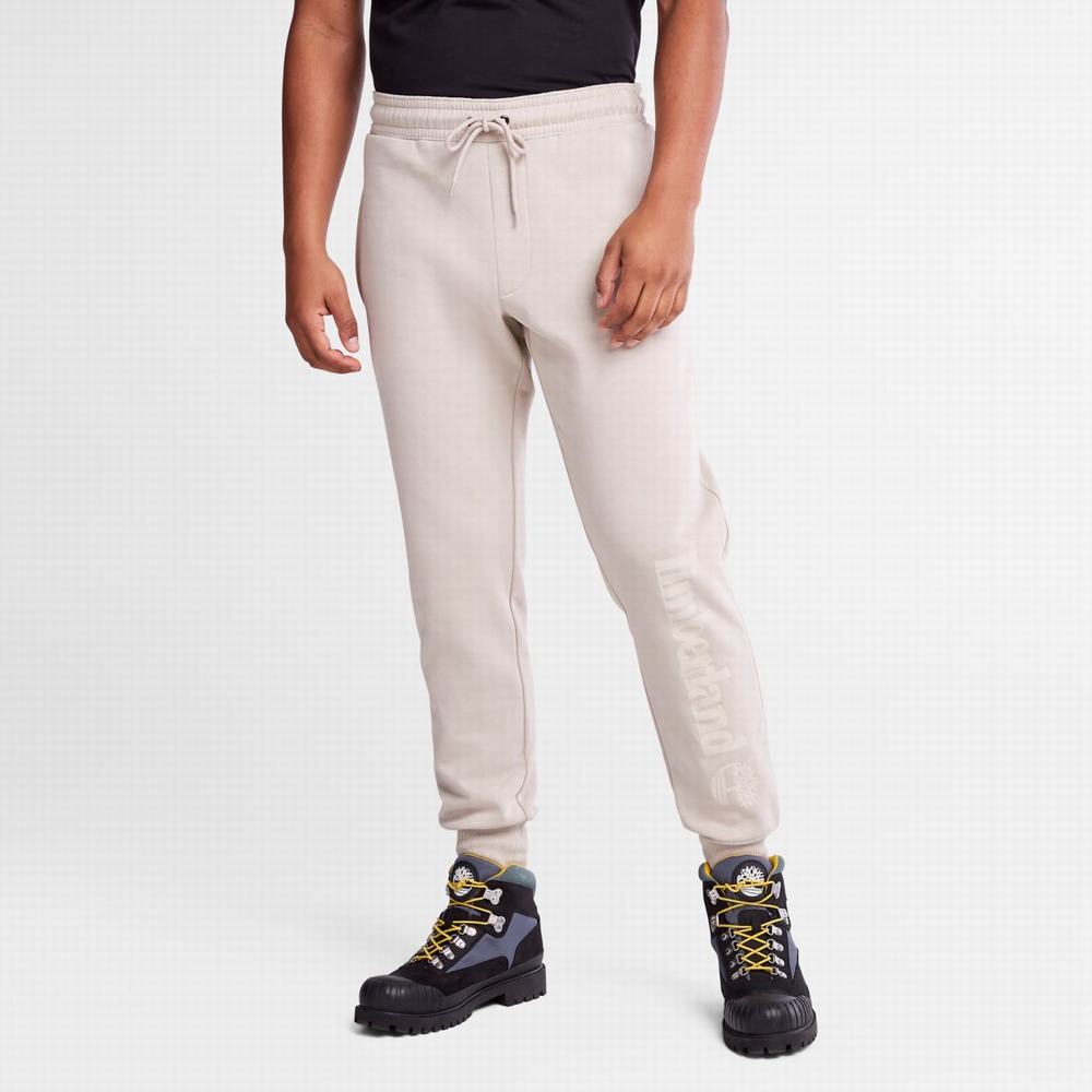 Timberland Logo Sweatpants Pantolon Erkek Taupe | TR-8941D