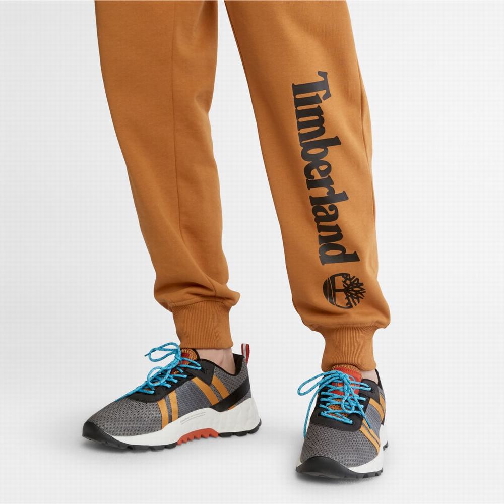Timberland Logo Sweatpants Pantolon Erkek Kahverengi Siyah | TR-9643A