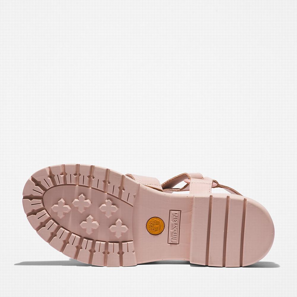 Timberland London Vibe Ankle-Askılı Sandalet Kadın Açık Pembe | TR-1540Q