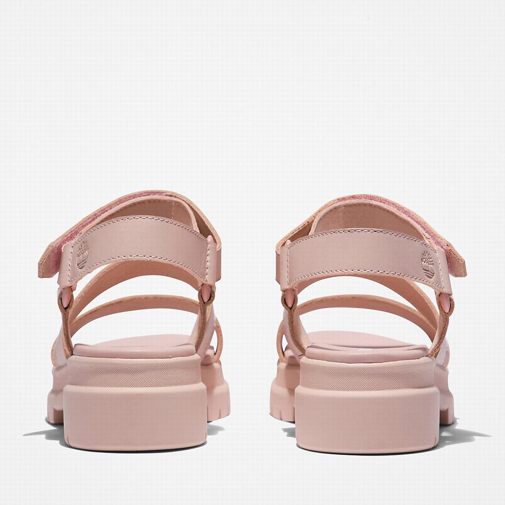 Timberland London Vibe Ankle-Askılı Sandalet Kadın Açık Pembe | TR-1540Q