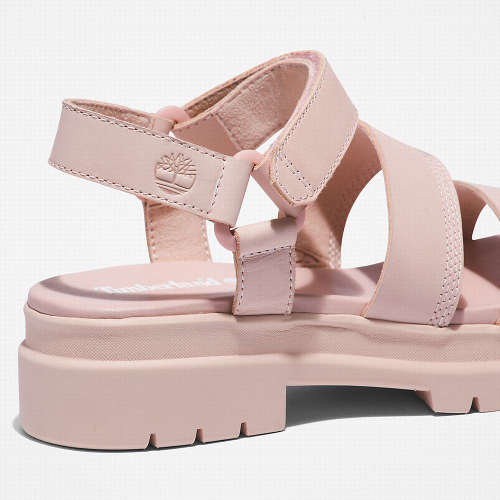 Timberland London Vibe Ankle-Askılı Sandalet Kadın Açık Pembe | TR-1540Q