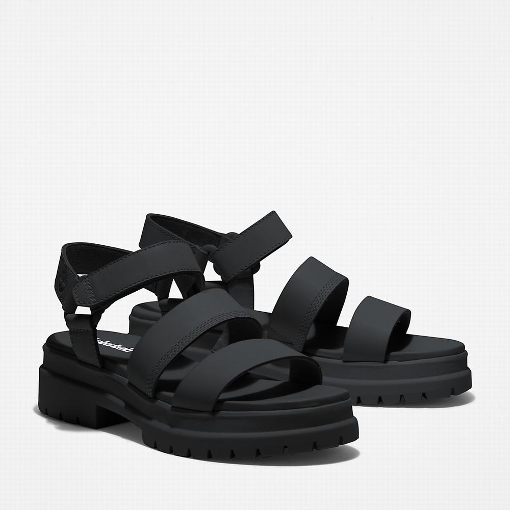 Timberland London Vibe Ankle-Askılı Sandalet Kadın Siyah | TR-5806M
