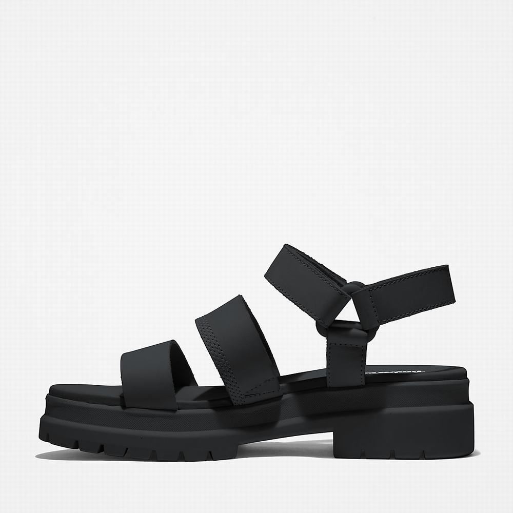Timberland London Vibe Ankle-Askılı Sandalet Kadın Siyah | TR-5806M