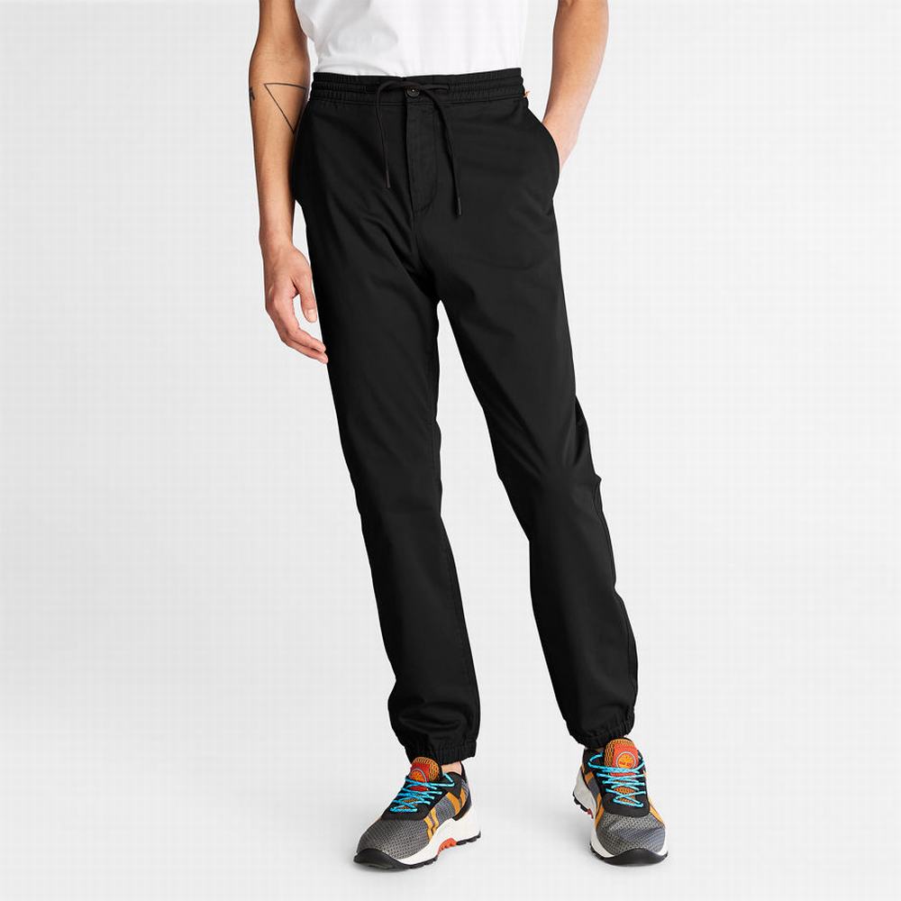 Timberland Lovell Lake Stretch Tracksuit Bottoms Pantolon Erkek Siyah | TR-7635T