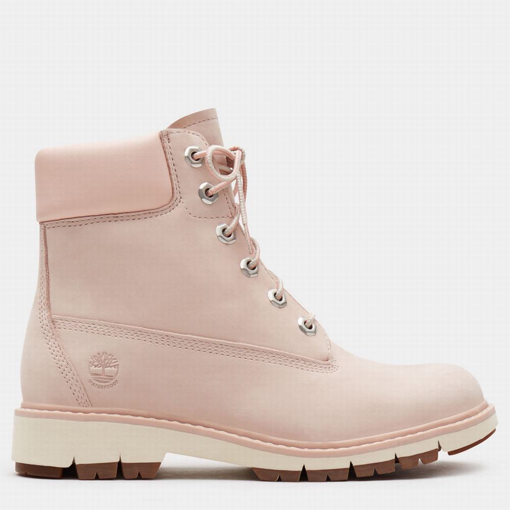 Timberland Lucia Way 6 Inch Bot Kadın Açık Pembe | TR-3809R